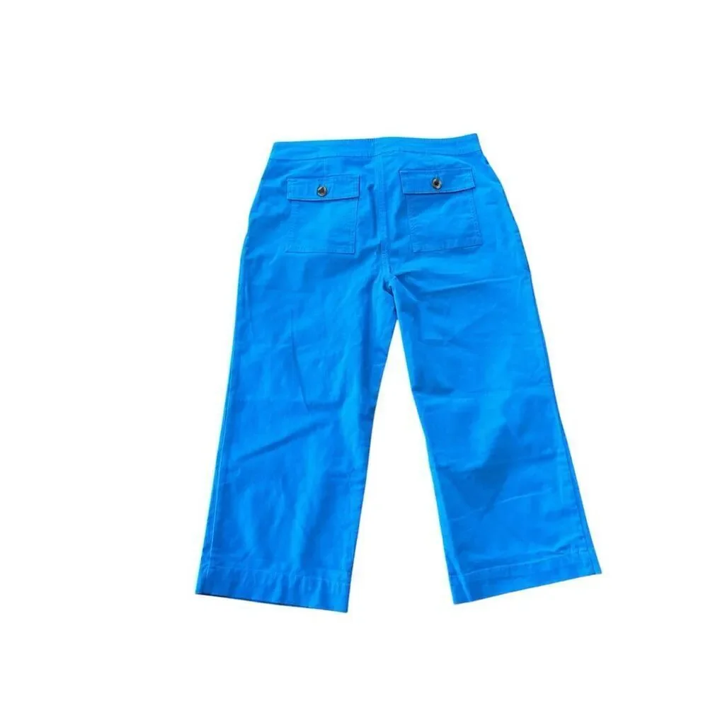 Boden Women's 12p Blue Wide-Leg‎ Pants High Waist